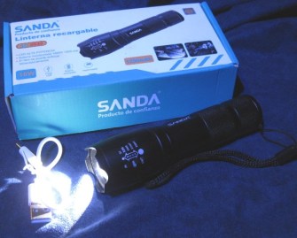 LINTERNA RECARGABLE SANDA SD-5640